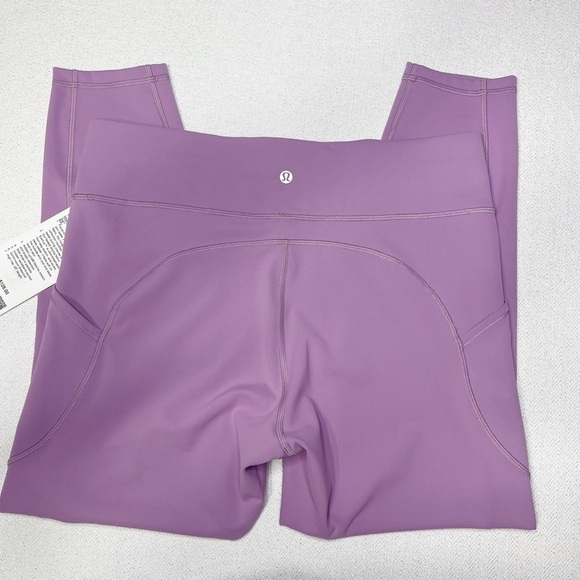 Lululemon Invigorate High Rise Pant Leggings with Pockets Purple Jubilee 14 NWT - Picture 9 of 11